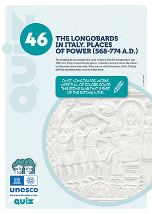 attività per bambini del sito UNESCO nr. 46