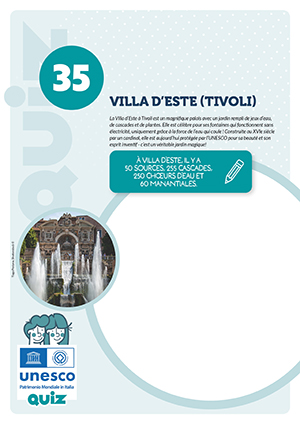 attività per bambini del sito UNESCO nr. 35
